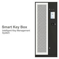 Gabinete de Llaves Inteligente con 145 Ranuras, Caja Fuerte con Control de Llaves RFID, Sistema Electrónico de Gestión de Llaves, de Pie, con NFC, Huella Dactilar y Reconocimiento Facial