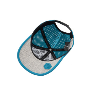 Casquettes de golf TCAP Chine à 6 panneaux, séchage rapide, imperméables, perforées avec des trous découpés au laser - Product Image 6