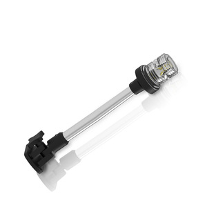 Lampe d'ancre LED en acier inoxydable, 25 pouces, base réglable, 12V 24VDC, certifiée USCG, pour la modernisation et la rénovation de bateaux - Product Image 1