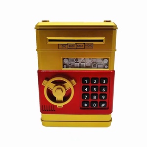 Hucha electrónica <span class=keywords><strong>Mini</strong></span> <span class=keywords><strong>cajero</strong></span> <span class=keywords><strong>automático</strong></span> para niños bebé juguete seguro banco de monedas caja de ahorro de dinero contraseña código bloqueo regalo para niños niñas - Product Image 3