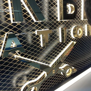 Enseigne de salon de coiffure en plein air 3d enseigne de salon de coiffure et logo or led lettres publicité extérieure boîte à lumière - Product Image 5
