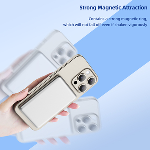 NEEXXT T13A Magnético 5000mAh Bancos de energía de alta capacidad PD20W Aleación de aluminio Portátil Inalámbrico <span class=keywords><strong>Banco</strong></span> de energía ultrafino - Product Image 4