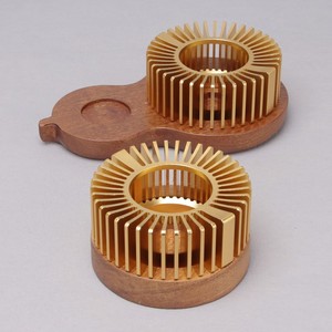 Utensilio de té cálido, estufa de aleación de aluminio, luz de lujo, fruta, flor, té, utensilio de vino caliente, portavelas de metal, calentador de té - Product Image 2