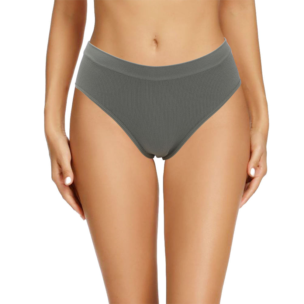 Wholesale Solid Color Seamless Panties Ladies Underwear Woman Smooth Touch Feeling Comfortable Brazilian Panties 12 Pcs Pack