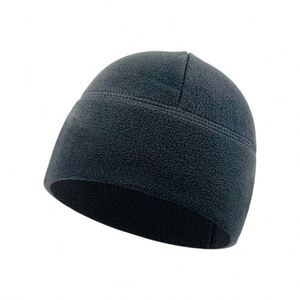 Soft Warm Polar Skull <b>Beanie</b> Custom Embroidery Logo Private Label Unisex Polyester <b>Fleece</b> Watch Cap Promotion Gift - Product Image 4