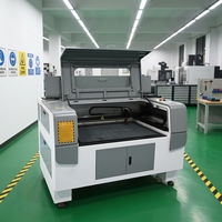 Machine de gravure laser refroidie à l'eau Ruida 1060 pour céramique, PVC, acrylique, contreplaqué, caoutchouc, bambou, bois - Découpe et gravure haute vitesse