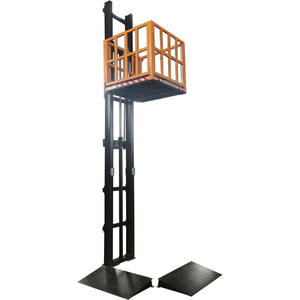 New Zhongxiang SJD 300Kg AC Powered Hydraulic Wall Mounted Cargo Lift Small Size Freight <b>Elevator</b> for Warehouse Vertical - Product Image 4