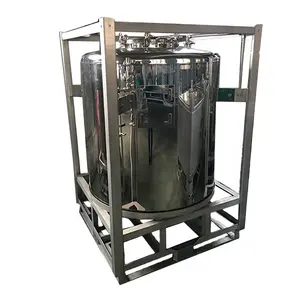 Wanlong Round special chemical used stainless steel skincare IBC tote tank