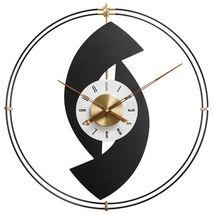 Reloj de pared Wozoom, redondo, con mecanismo de escaneo alimentado por batería, decoración moderna de una sola cara para sala de estar o restaurante - Product Image 5