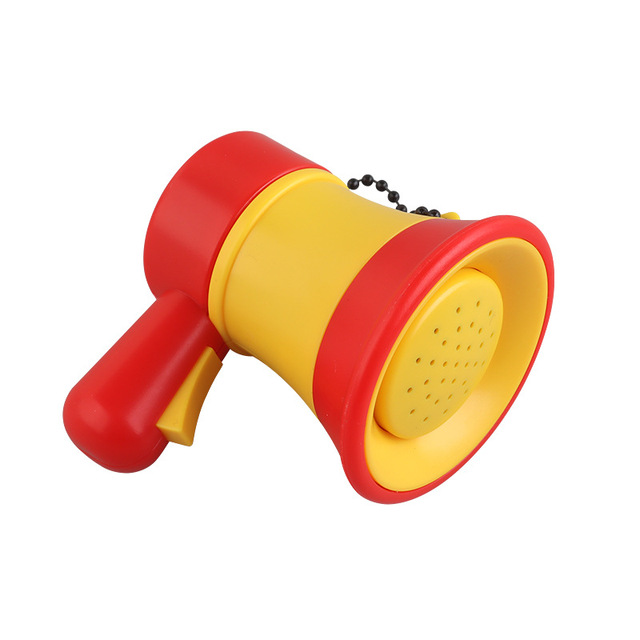 Mini Recording Speaker Keychain Handheld Megaphone Speaker Schoolbag Pendant Children's Toy