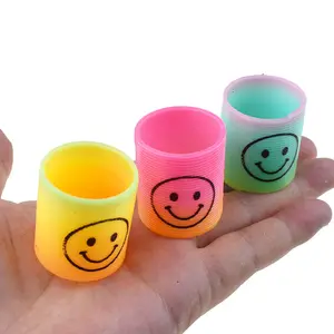 2023 Markdown Sale colorful rainbow plastic spring sensory fidget toys anti-stress toys for kids