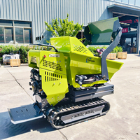 Camion à benne basculante Mini Dumper Crawler Dumper Mini Transporter Construction agricole Petit camion à chenilles à vendre