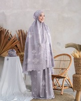 Nouvelle conception de vêtements islamiques modernes, ensembles de pantalons doux pour femmes musulmanes, robe Abaya en deux pièces, vêtements de prière, Khimar Hijab Abaya modeste