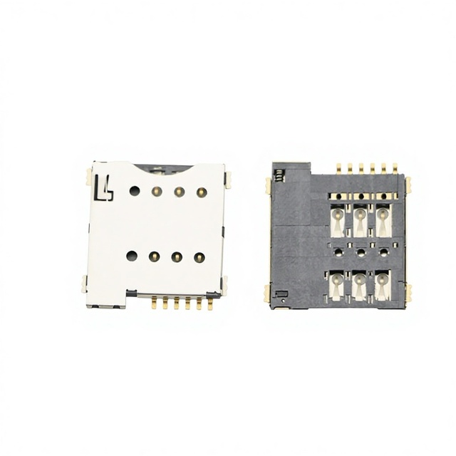 Micro Nano Self-ejecting SIMCard SIM Card Connector Holder Slot
