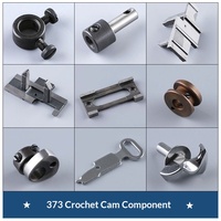 373 Crochet de machine à coudre industriel pour boutons, avec assemblage de crochet de navette, curseur de siège et crochet de ligne de balayage B1239-372