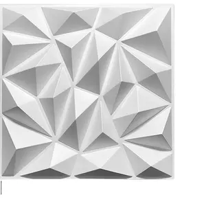 D099 3D墙板2023新墙装饰创意室内3d pvc墙板白色