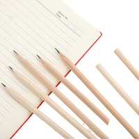 Crayon HB personnalisé avec logo imprimé, gomme intégrée, en bois noir, multicolore, standard