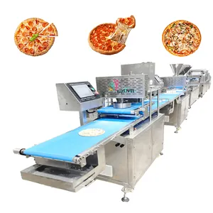 Bakenati Machinery Machine à presser la pâte à pizza Ligne de pizza entièrement automatique Ligne de production de pizza