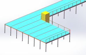 Présentoir de supermarché en métal robuste personnalisé avec éclairage LED, support d'affichage élégant pour magasin, autoportant, protection anti-corrosion - Product Image 5
