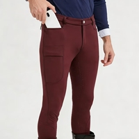 Artículos en Stock, Entrega Inmediata, Pantalones de Montar Profesionales para Hombre de Alta Calidad, Jodhpurs de Spandex/Poliéster de Secado Rápido
