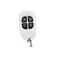 Télécommande universelle duplicatrice 433,92 MHz/315 MHz à code d'apprentissage 4 touches pour éclairage LED, garage et maison intelligente
