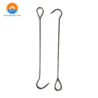 Crochet à viande en acier inoxydable SUS304 robuste pour boucherie, abattoir, équipement de traitement et de suspension de carcasses