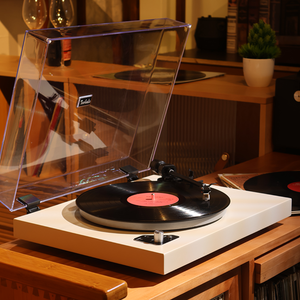 Tonaudio <span class=keywords><strong>Platine</strong></span> <span class=keywords><strong>vinyle</strong></span> haut de gamme moderne vintage 3 vitesses avec haut-parleurs, accessoire audio-vidéo pour l'<span class=keywords><strong>écoute</strong></span> de musique sur <span class=keywords><strong>vinyle</strong></span> - Product Image 4