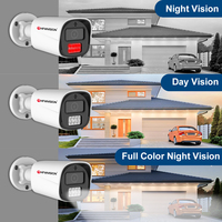 Caméra IP de surveillance domestique EaseCam en métal, réseau POE, caméra bullet 4MP HD, extérieur, double éclairage, couleur pleine, stockage NVR, caméra de données POE
