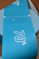 Rouleau de papier kraft MG 40g/m² avec revêtement PE, qualité alimentaire, imperméable et résistant à l'huile, adapté pour l'emballage de collations et de poudre de poivre