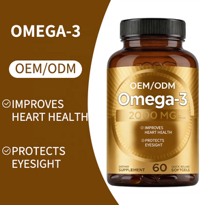 תוסף שמן דגים אומגה 3 בעל עוצמה גבוהה 2000 מיליגרם - מותג פרטי OEM/ODM לבריאות הלב והעיניים - 60 כמוסות רכות לשחרור מהיר - Product Image 2