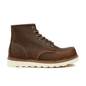 Bottes de travail en cuir de vache Crazy Horse Goodyear Welt Heritage avec semelle extérieure en <span class=keywords><strong>mousse</strong></span> de caoutchouc souple fabriquées par un fabricant expérimenté - Product Image 2