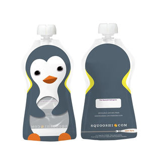 Bolsa Reutilizable de 150 ml, Libre de BPA, Apta para Lavavajillas y Congelador, de Grado Alimenticio, PET/PA/PE, con Boquilla para Líquidos, Envase para Bebidas, Marca <span class=keywords><strong>Easylife</strong></span> AB233 - Product Image 5