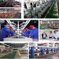 Pompe centrifuge industrielle monophasée à accouplement direct en ligne, à bride horizontale en fonte AOLI, pour surpression d'eau, OEM