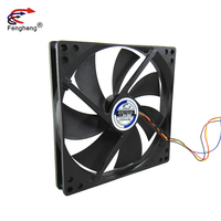 Ventilateur d'extraction électrique silencieux à double roulement à billes, grand volume d'air, refroidissement DC 12V, 180x180x25mm, OEM ODM
