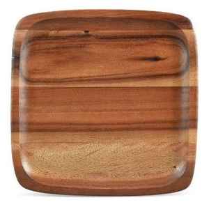 Bandeja de servicio de madera de alta calidad con mango ajustable Último diseño Cuenco de madera elegante Bambú y artesanías de madera Nueva llegada - Product Image 1