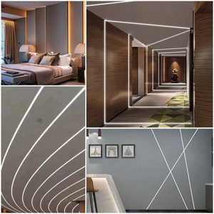 Profil Silikon Neonrohr abdeckung LED-Streifen abdeckung <span class=keywords><strong>Dryw</strong></span> Verschiedene Größen 10x10 12x12 14x14 für Neonlicht röhre - Product Image 6