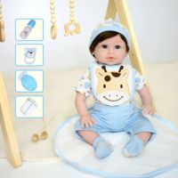 56CM unisexe Reborn bébé poupée jouet Mini à la mode souple Silicone gonflable pour enfants numéro de modèle modélisation