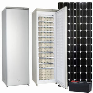 Congélateur vertical solaire à courant continu, grand volume, congélation rapide, directement de l'usine - Product Image 1