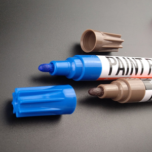 ปากกามาร์กเกอร์สีหมึกลบไม่ออกกันน้ำแบบถาวรสีสันสดใสสำหรับทำเครื่องหมาย - Product Image 5