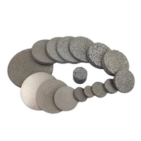 Disk Filter Sinter Bubuk Logam 0,5µm-100µm, Plat Filter Logam, Disk Filter Sinter Bubuk Baja Anti Karat 316L
