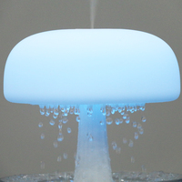 7 Led couleur humidificateur d'air diffuseur d'arôme huile pluie lampe mignon veilleuse humidificateur Portable espace personnel humidificateur d'air