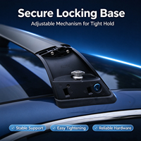 REDFIRE Roof Rack Cross Bar Lock (Hitam/Perak) Pemasangan Bolt-on 1498780-00-H 1498781-00-H untuk Tesla Model 3 2017-2026 Model