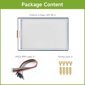 Écran E-Paper Waveshare 3,52 pouces (B), écran E-Ink, 360x240, rouge/noir/blanc, SPI pour Raspberry Pi/ série Jetson/ RDK X3 K785 - Product Image 5