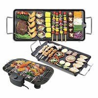 Plaque de cuisson électrique Aifa antiadhésive extra large pour barbecue, grillades et shawarma