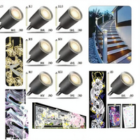 Lumière LED encastrée en aluminium étanche IP67, 2700K blanc chaud doux, dimmable, pour extérieur, jardin, allée, marches, paysage