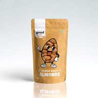 Op maat gemaakte Doypack staande zak met bovenrits voor gedroogd fruit, noten en gemengde noten (pinda's, walnoten, pijnboompitten, cashewnoten) verpakking