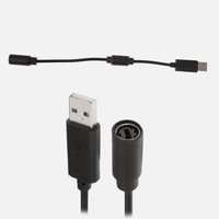 Câble USB détachable pour manette filaire Xbox 360, adaptateur PC, cordon de 25 cm
