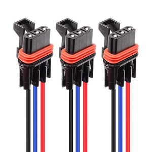 자동차 오토바이 미등 펄스 전원 플러그 커넥터 작업등 소켓 와이어 빔 펄스 전원 공급 소켓 와이어 - Product Image 2