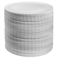 Trendz Restaurant de haute qualité Canne à sucre jetable biodégradable Assiettes à vaisselle de 9 pouces