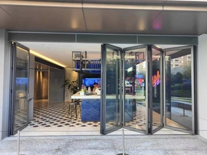 Puertas Plegables Exteriores de PVC Resistentes a la Corrosión del Sal, Certificadas CE EN 14351-1, para Casas Costeras y Villas Europeas - Product Image 4